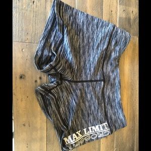 Black/grey CrossFit Booty shorts.